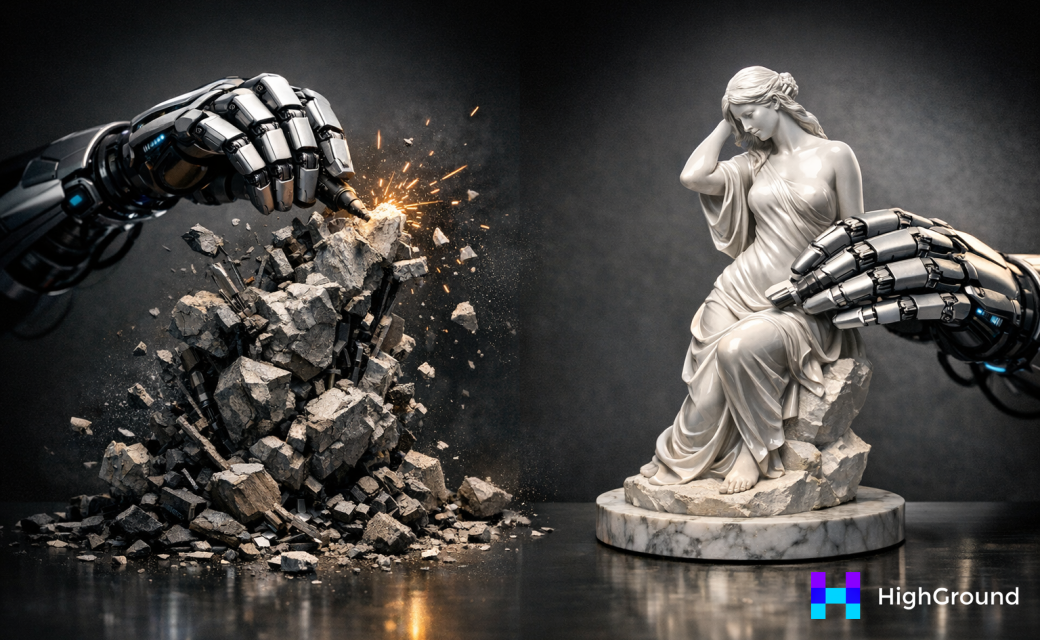 AI writing speed comparison chart results