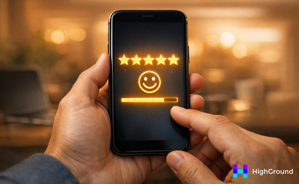 User satisfaction comparison scores bar chart