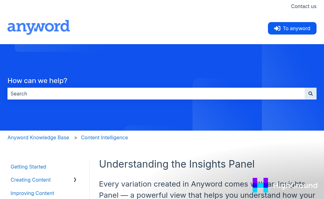 Anyword platform showing content generation limitations