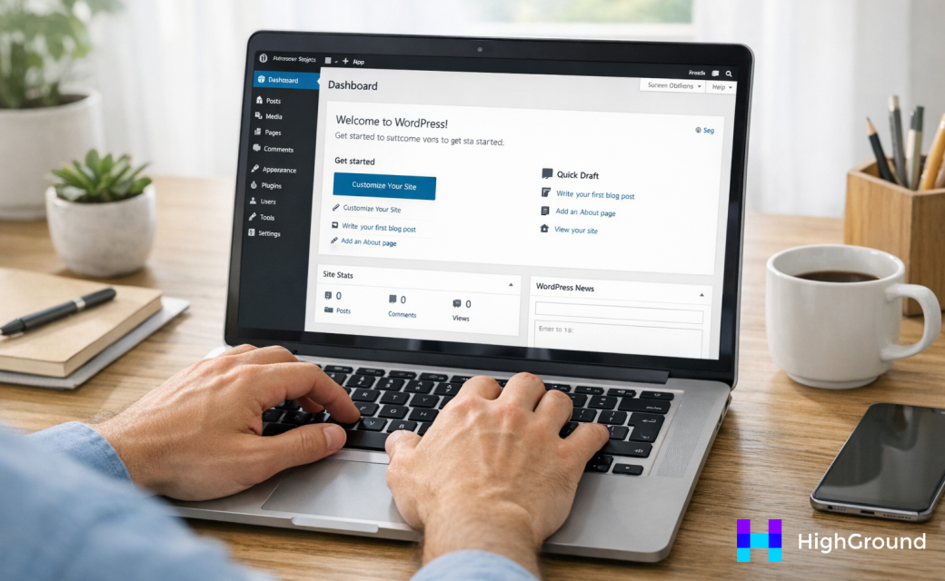 WordPress bulk featured image update interface