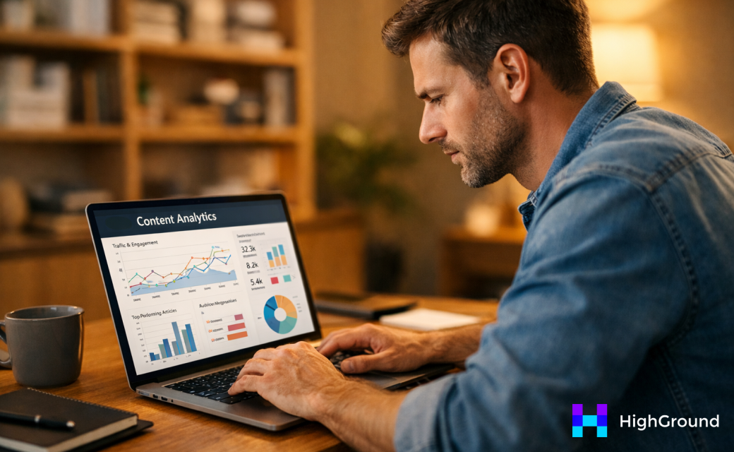 Bar chart comparing AI vs traditional content budgets