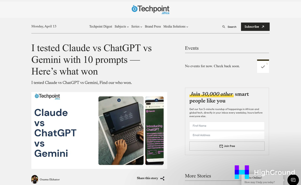 AI chatbot interfaces side by side comparison