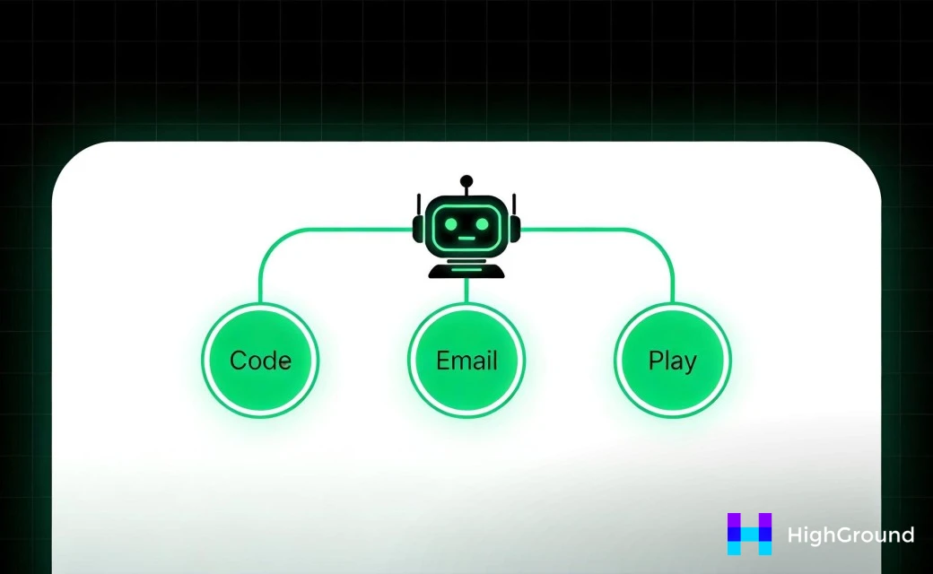 Blogger comparing AI writing tools on screen