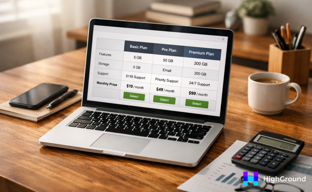 Agency pricing tiers comparison chart for plugins