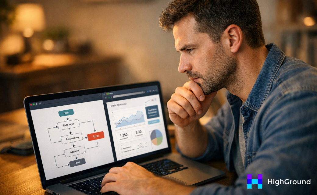 ChatGPT workflow error troubleshooting screen