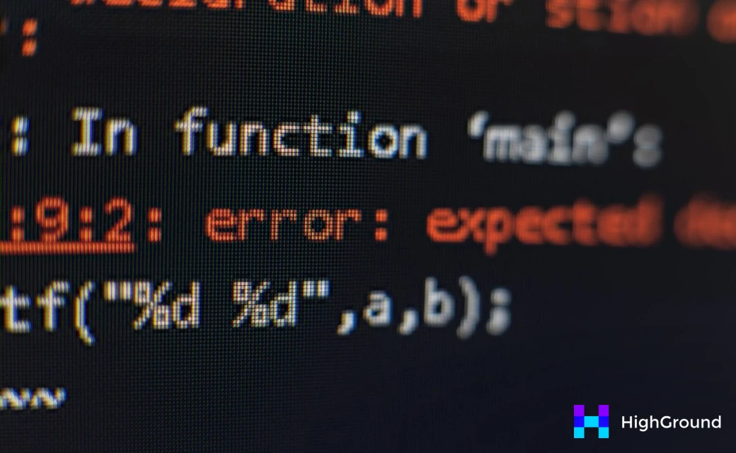 Frustrated developer writing complex code manually