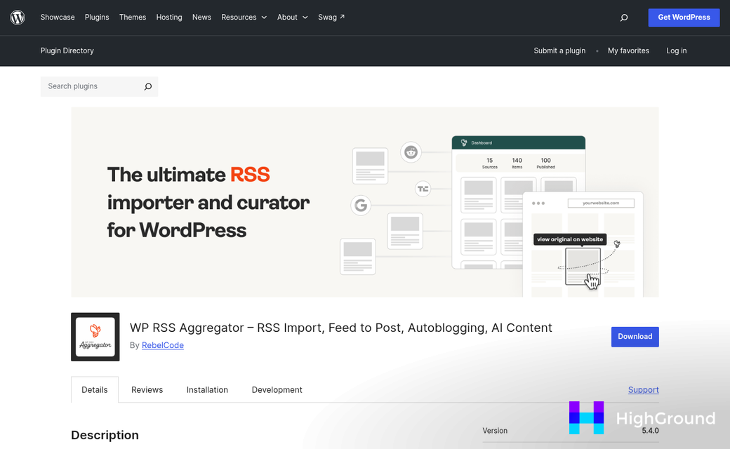 Automated WordPress post feed running successfully