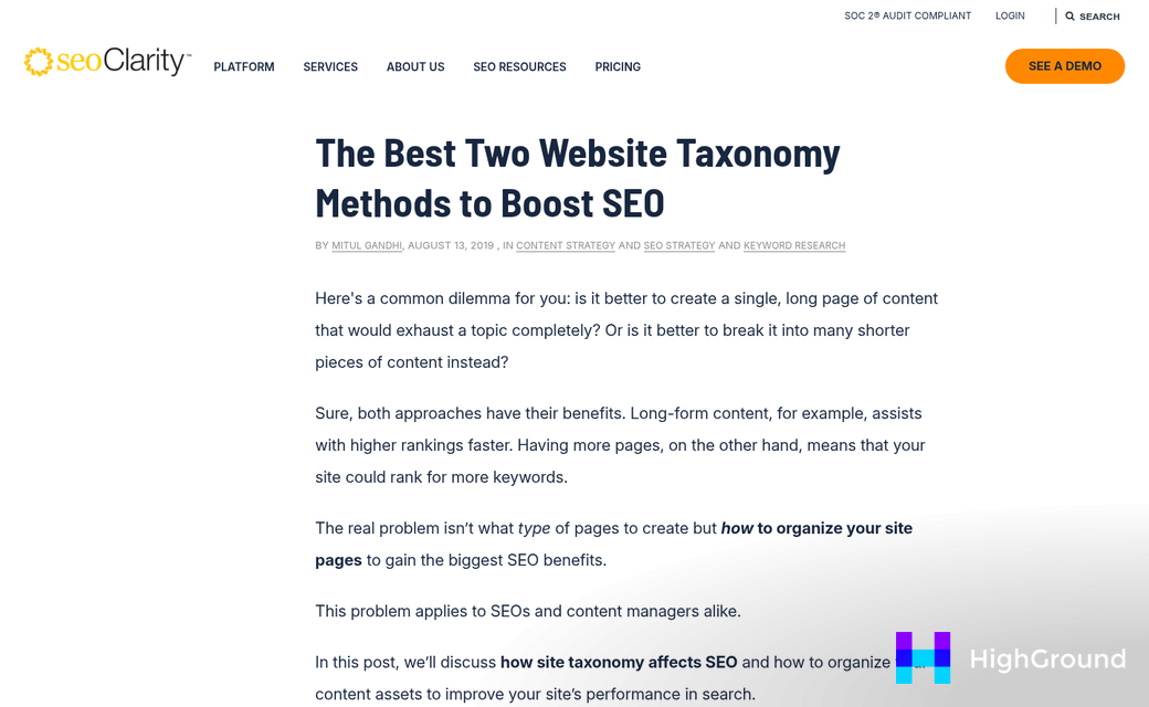 WordPress post tags and categories dashboard
