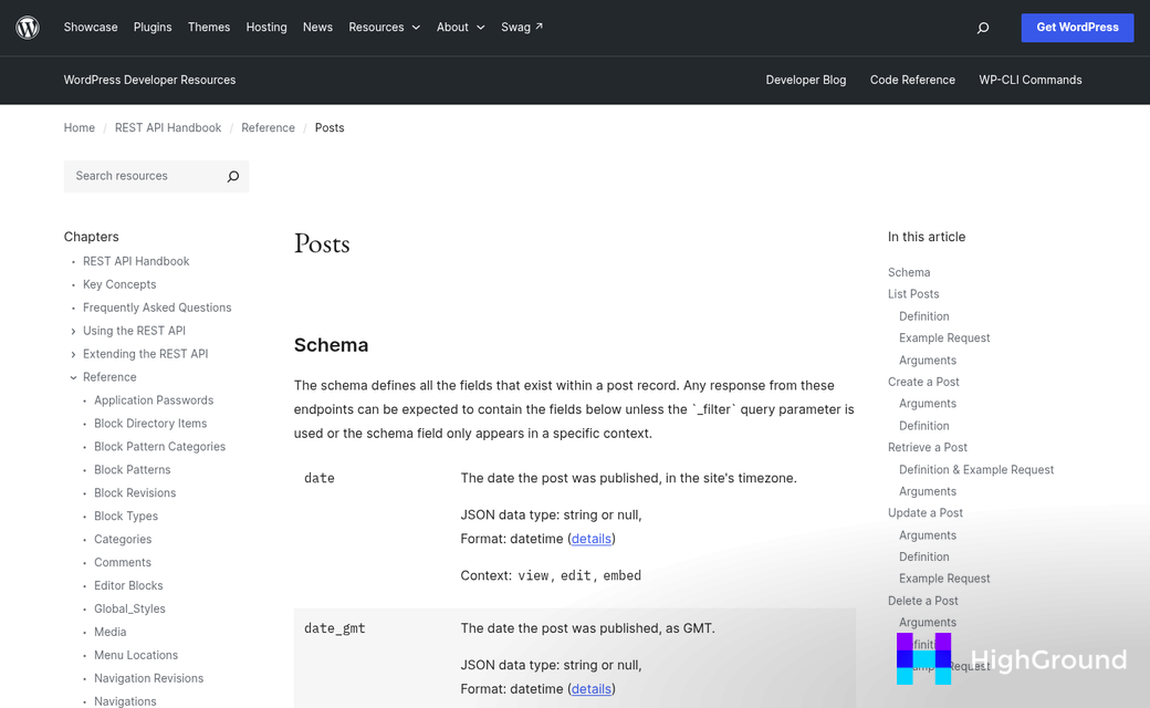 n8n workflow canvas with WordPress nodes connected