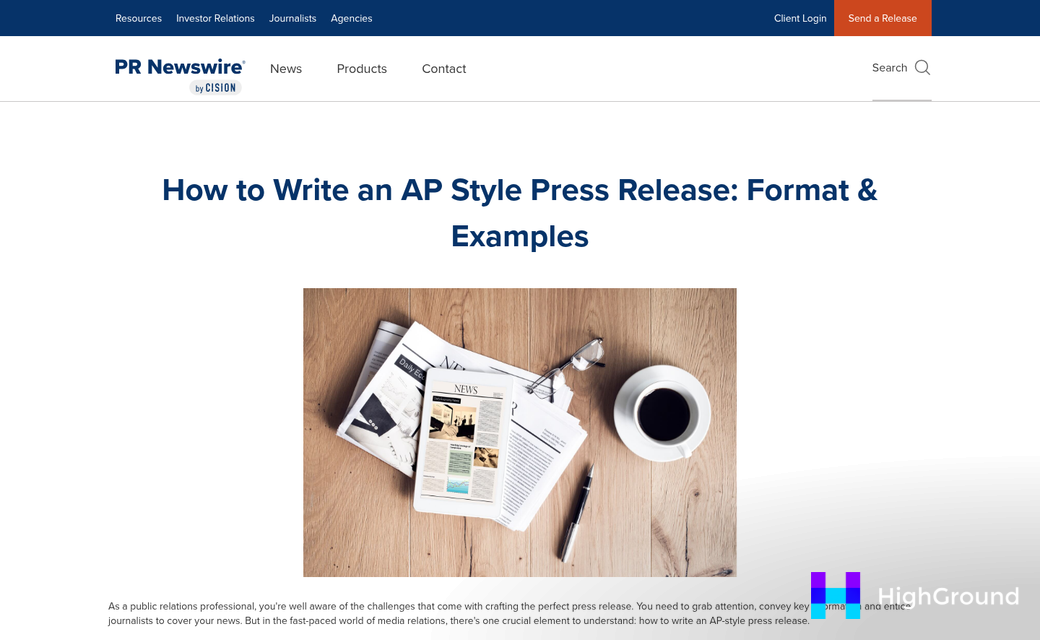 WordPress blog post displayed in browser