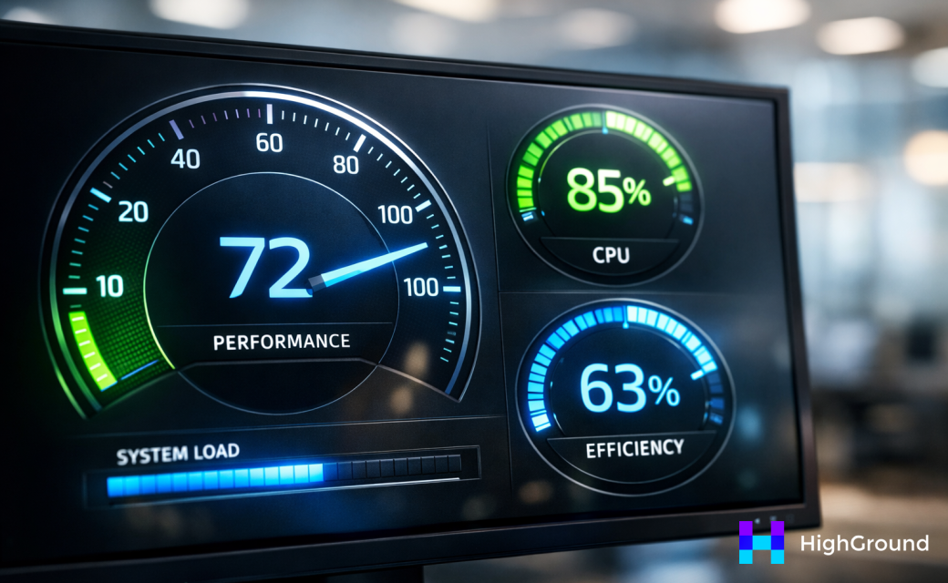 Anyword predictive performance score breakdown chart
