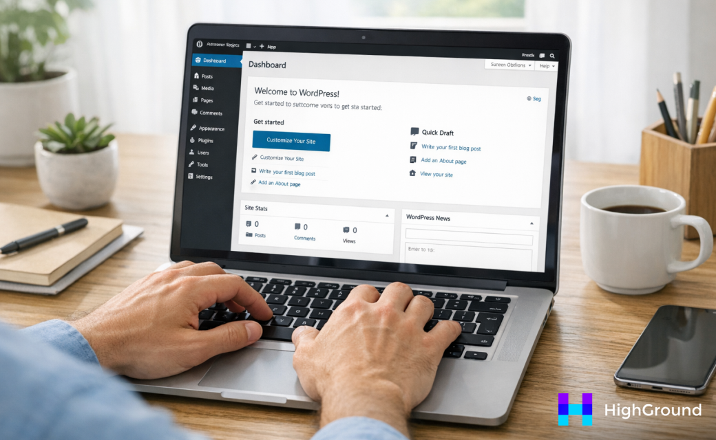 WordPress bulk featured image update interface